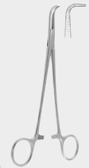 Кровоспинний дисекційний, лігатурний затискач МІКЕР (MEEKER), 18 см (cm)